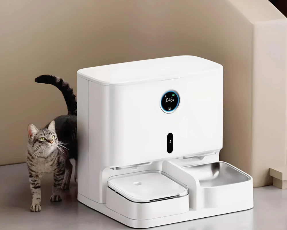 automatic dog feeder and water dispenser